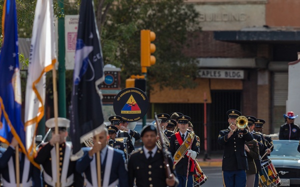 1AD Celebrates Veterans Day Downtown El Paso