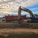 Contractors demolish old Installation Legal Office building at Fort McCoy