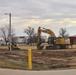 Contractors demolish old Installation Legal Office building at Fort McCoy