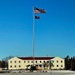 American Flag and Fort McCoy