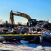 Contractors demolish old Installation Legal Office building at Fort McCoy