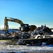 Contractors demolish old Installation Legal Office building at Fort McCoy