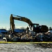 Contractors demolish old Installation Legal Office building at Fort McCoy