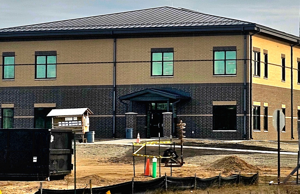 Fort McCoy’s brigade headquarters construction project continues at Fort McCoy