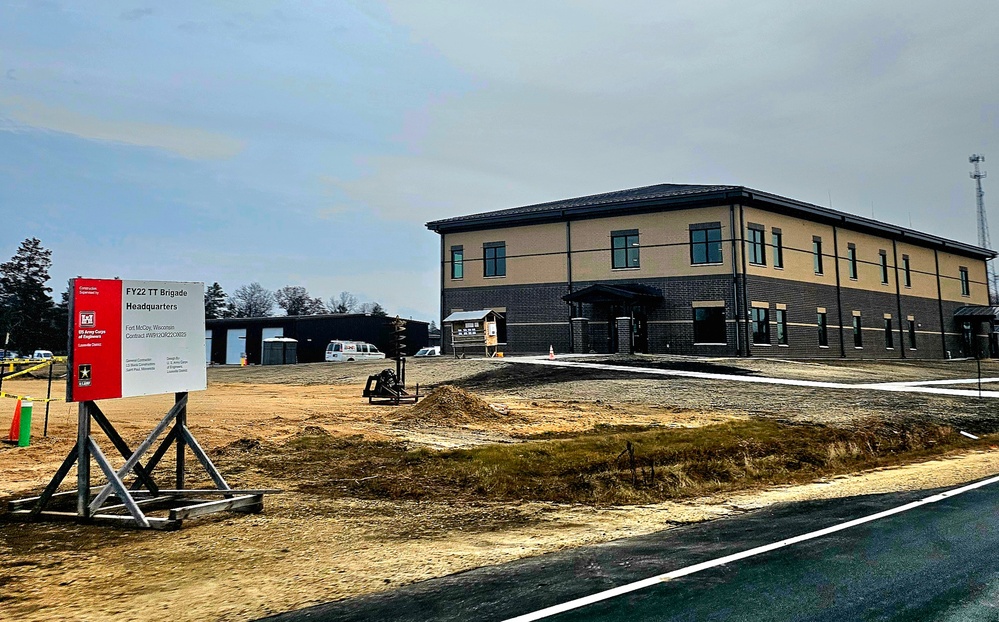 Fort McCoy’s brigade headquarters construction project continues at Fort McCoy