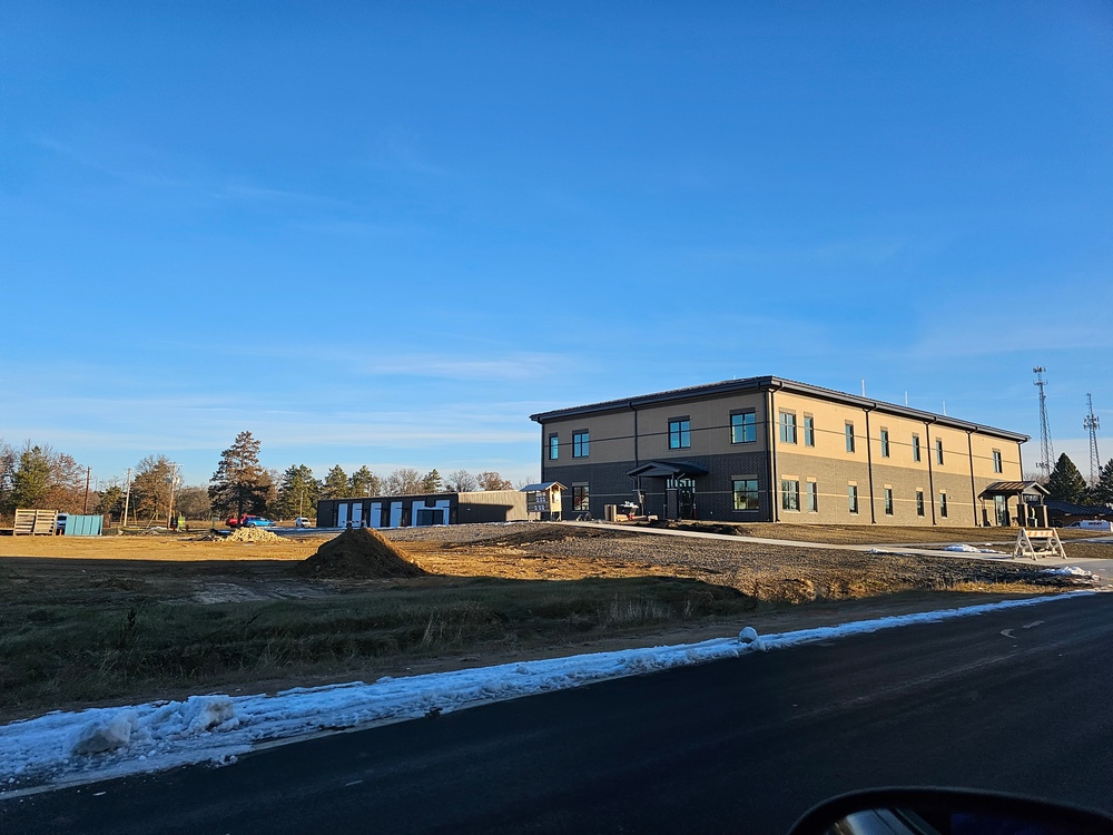 Fort McCoy’s brigade headquarters construction project continues at Fort McCoy