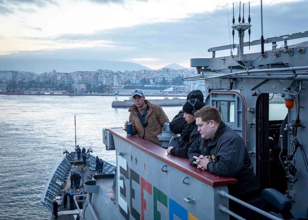 Dvids Images Uss Normandy Ports In Piraeus Greece Image 6 Of 10