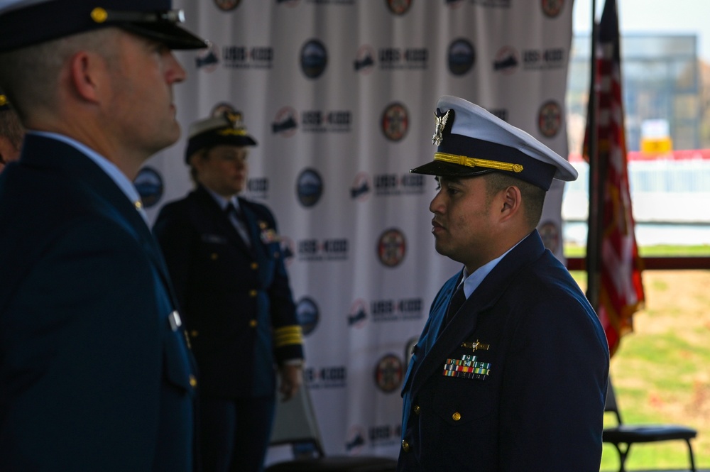 US Coast Guard Cutter White Alder Ceremony