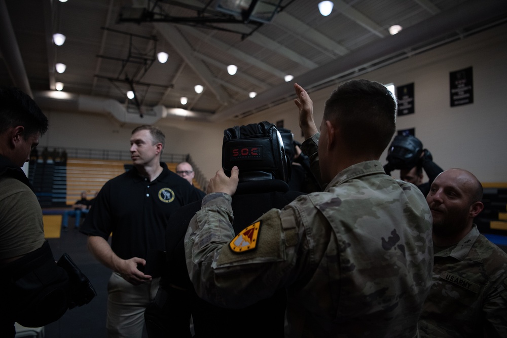 Infantry Week Combatives Fight Room