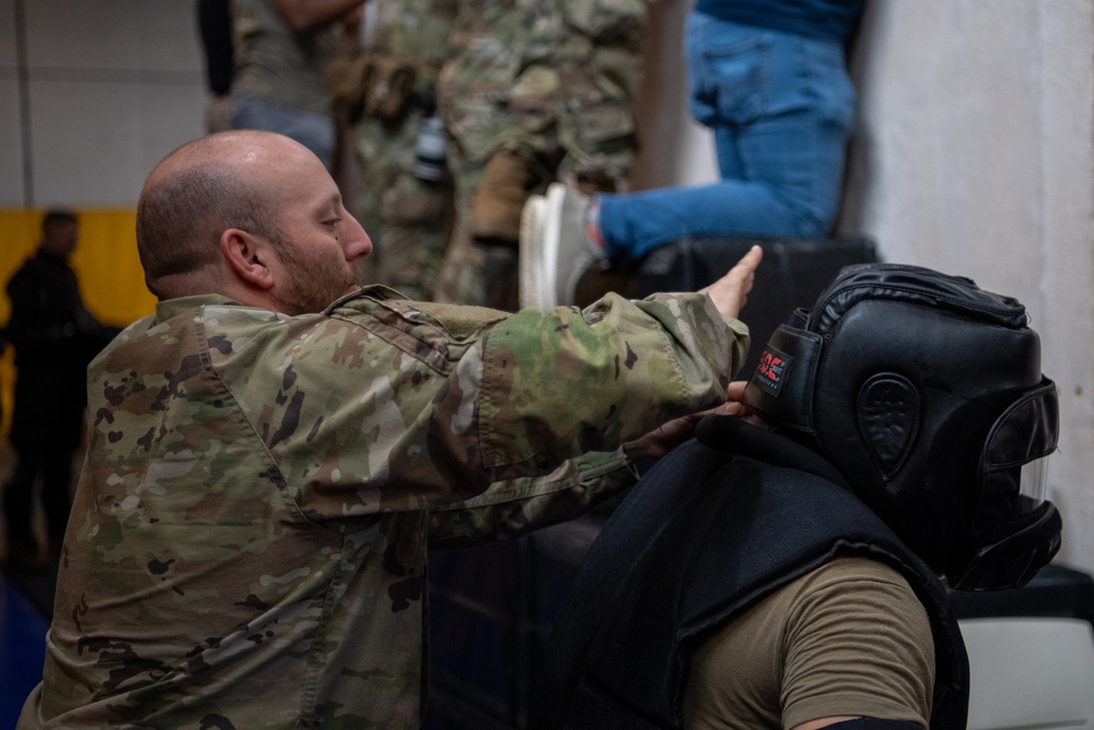 Infantry Week Combatives Fight Room