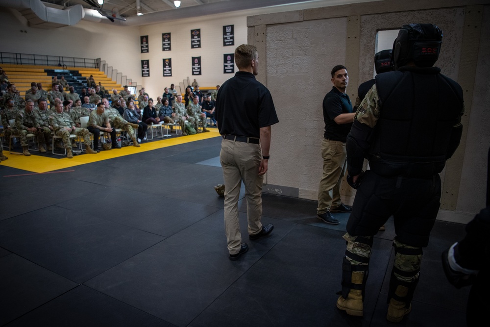 Infantry Week Combatives Fight Room