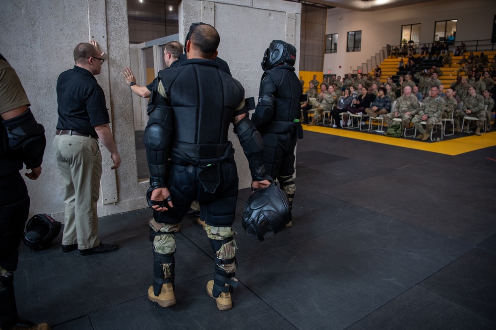 Infantry Week Combatives Fight Room