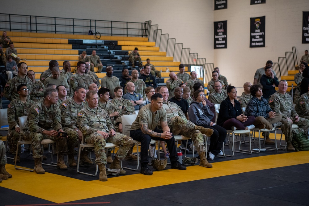 Infantry Week Combatives Fight Room