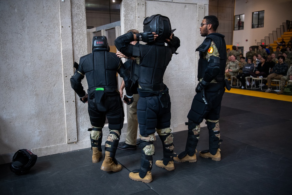 Infantry Week Combatives Fight Room