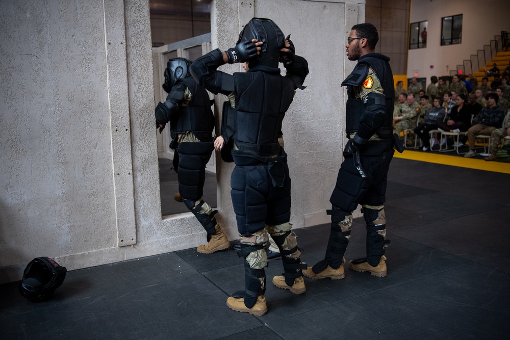 Infantry Week Combatives Fight Room