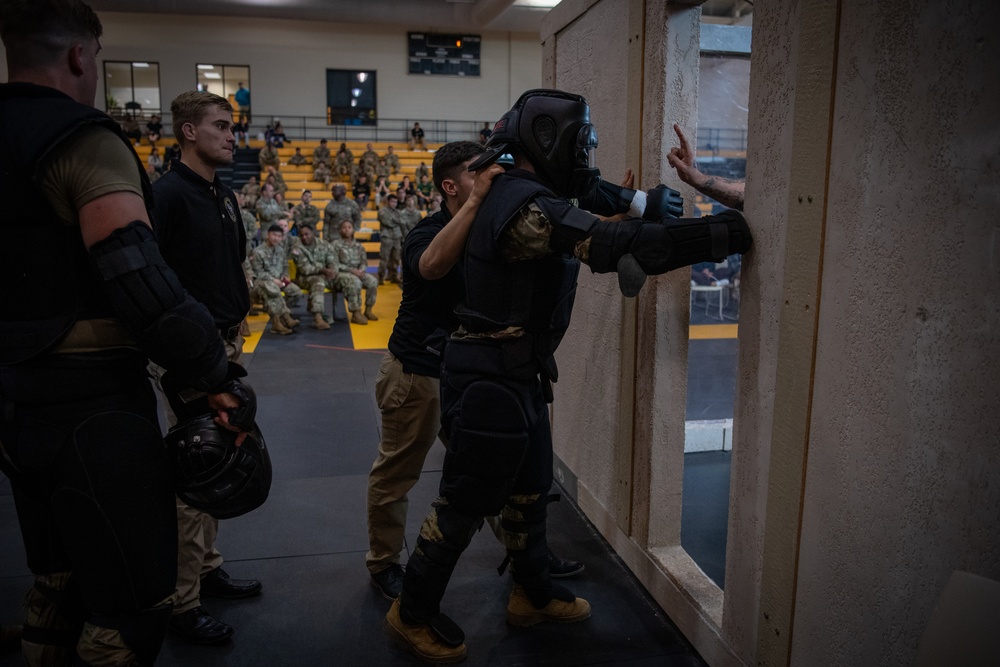 Infantry Week Combatives Fight Room