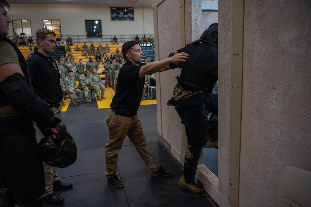 Infantry Week Combatives Fight Room