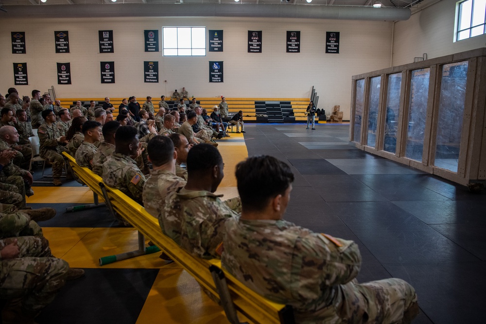 Infantry Week Combatives Fight Room