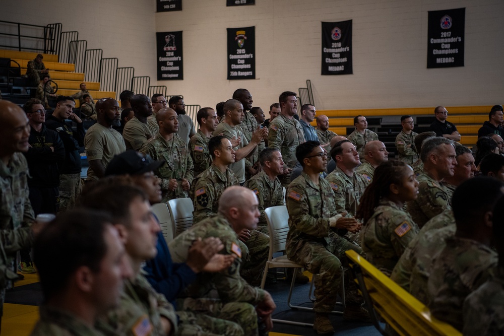 Infantry Week Combatives Fight Room