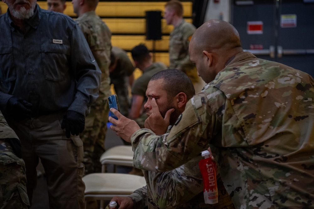 Infantry Week Combatives Fight Room