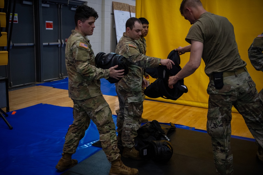 Infantry Week Combatives Fight Room