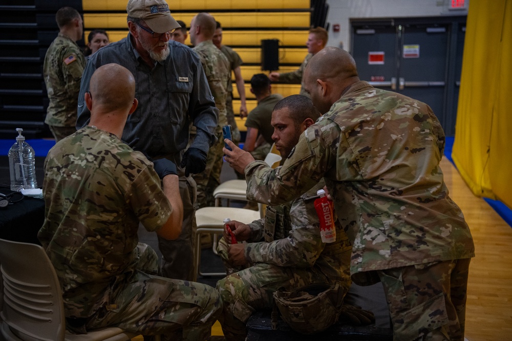 Infantry Week Combatives Fight Room