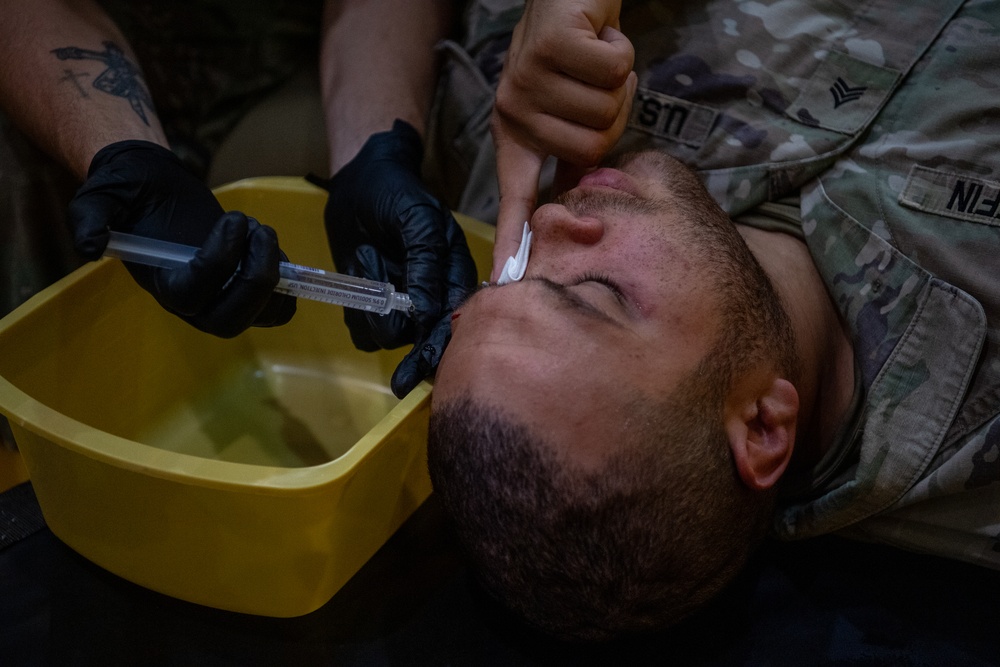 Infantry Week Combatives Fight Room