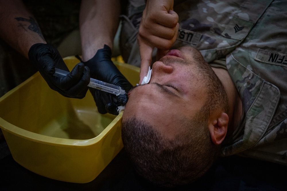 Infantry Week Combatives Fight Room