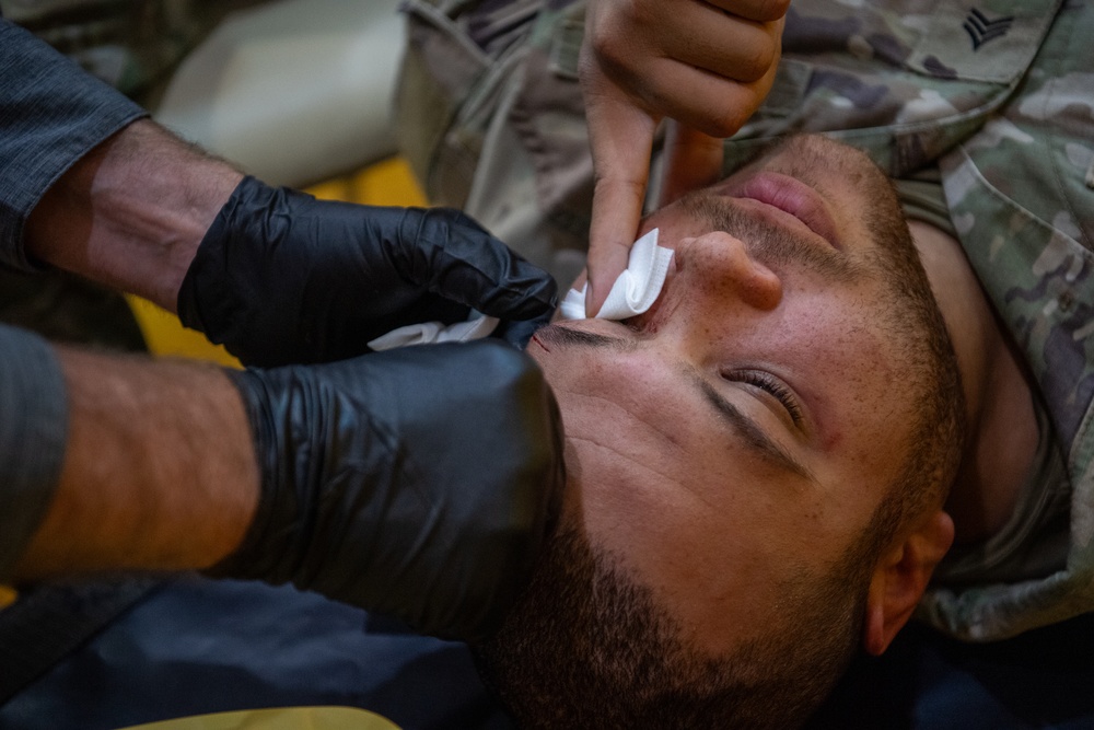 Infantry Week Combatives Fight Room