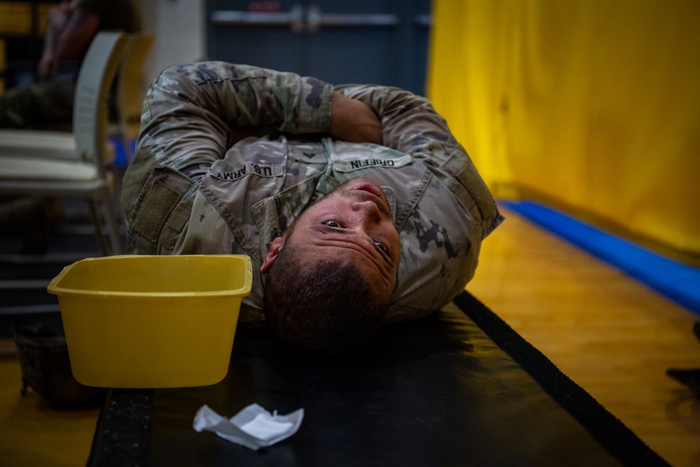 Infantry Week Combatives Fight Room