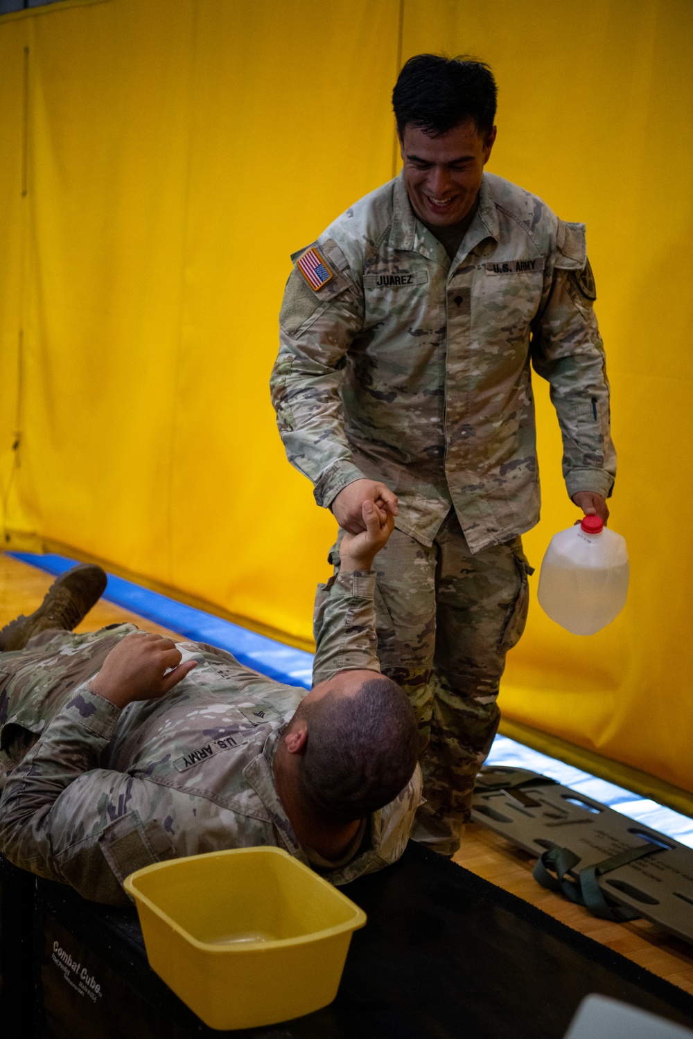 Infantry Week Combatives Fight Room