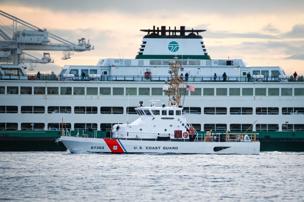 Coast Guard Cutter Sea Lion in Elliott Bay