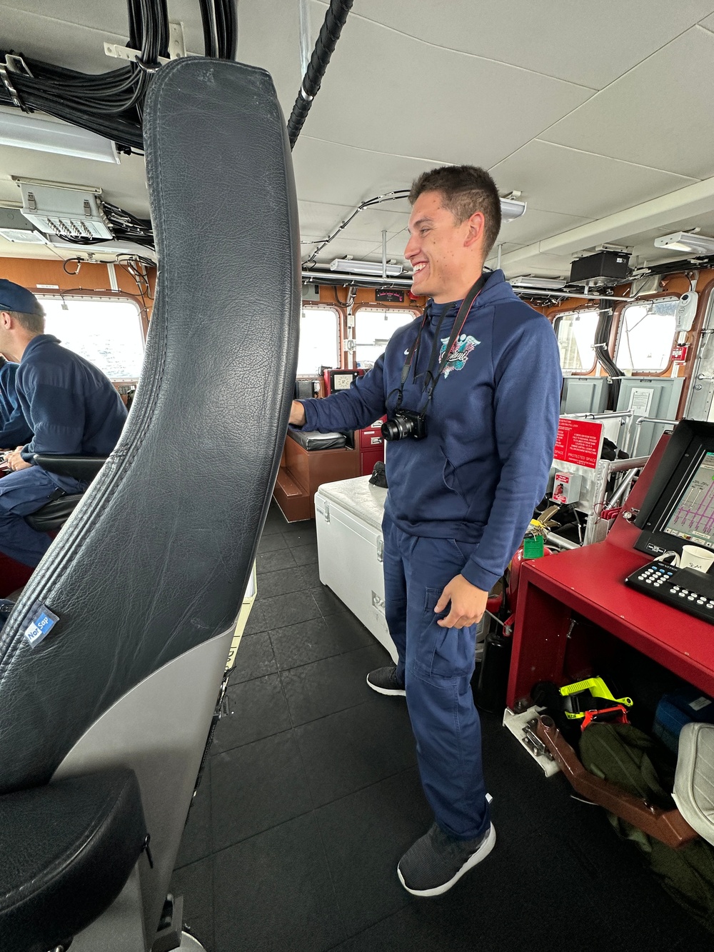 U.S. Coast Guard HS deploys with USCGC Myrtle Hazard