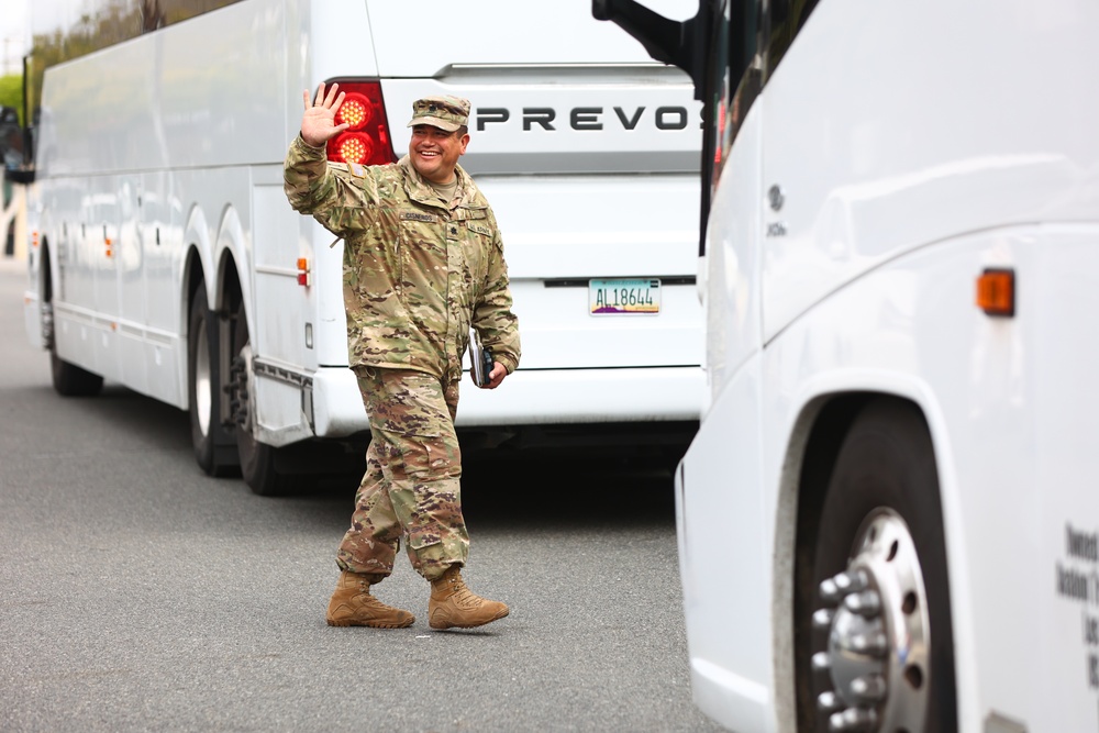 Cal Guard infantry unit heads for Middle East deployment