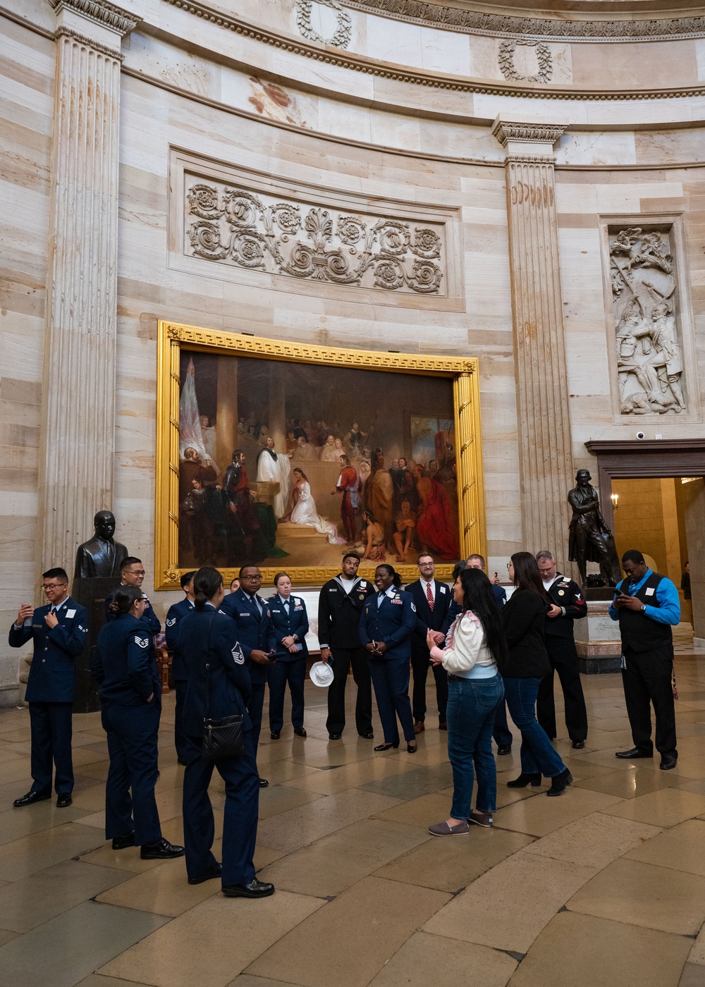 JBAB personnel tour the United States Capitol