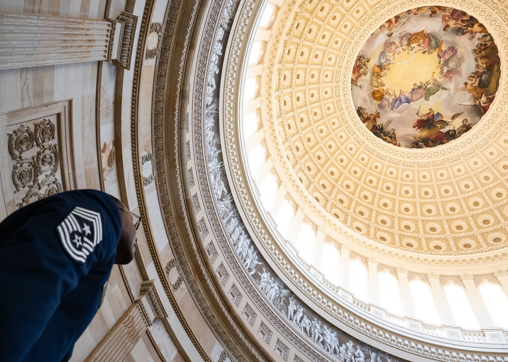 JBAB personnel tour the United States Capitol