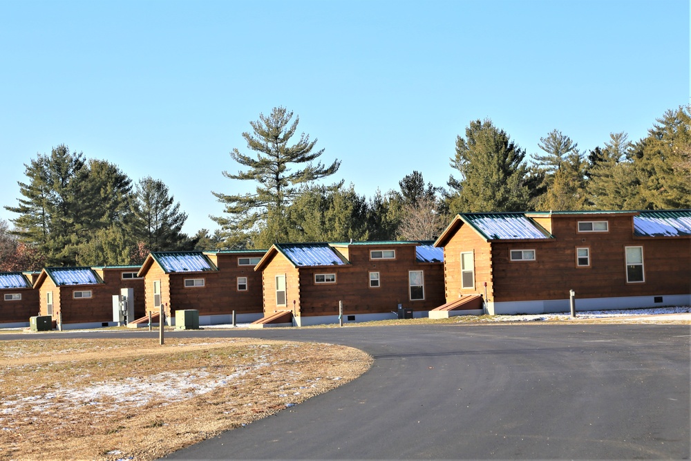 Cabins at Fort McCoy's Pine View Campground