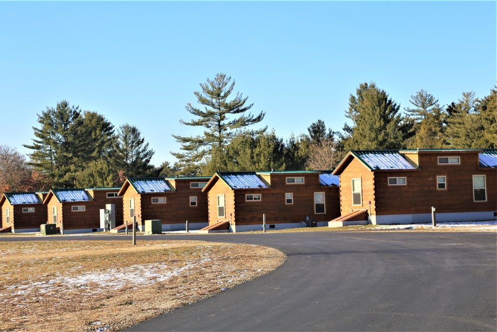 Cabins at Fort McCoy's Pine View Campground