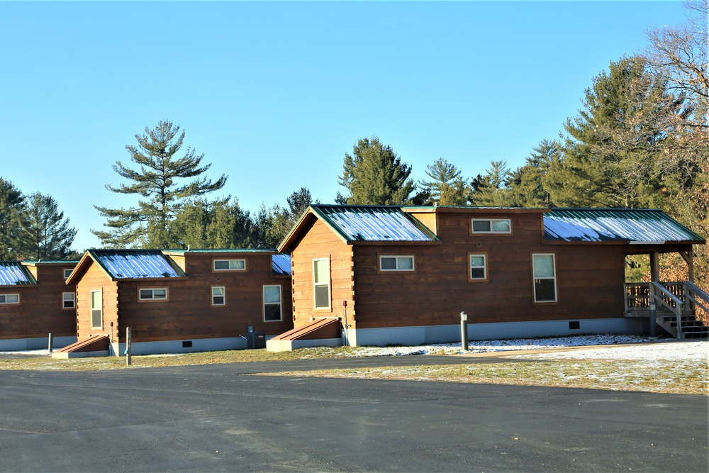 Cabins at Fort McCoy's Pine View Campground