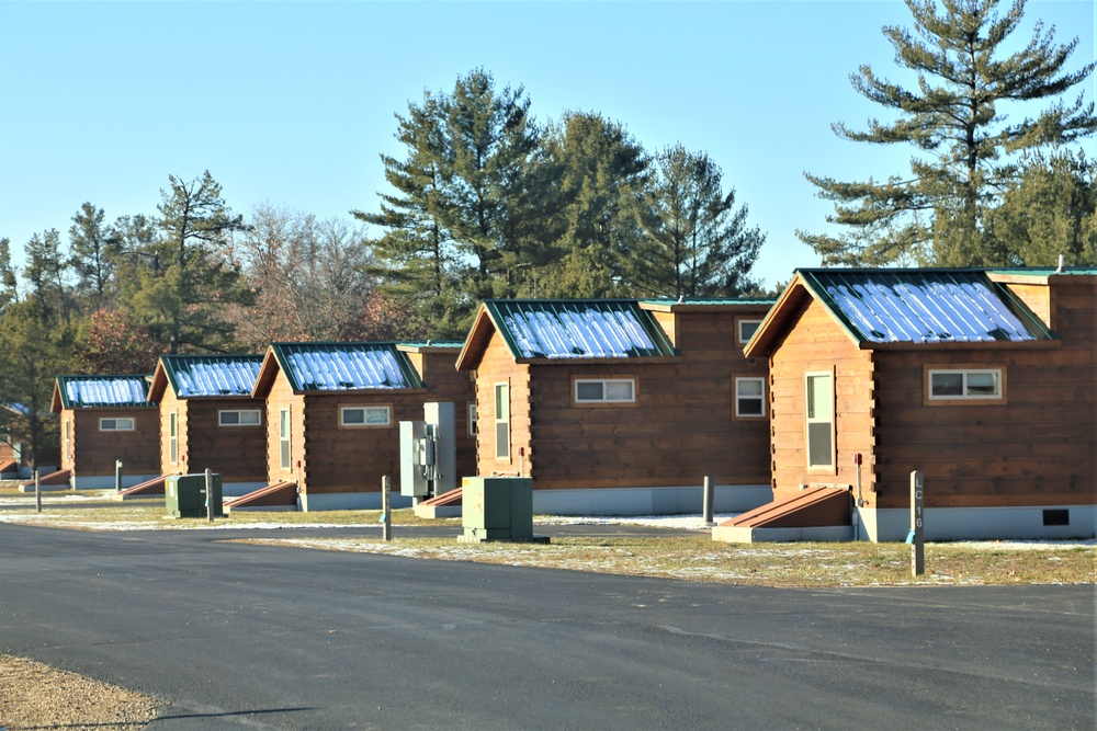 Cabins at Fort McCoy's Pine View Campground