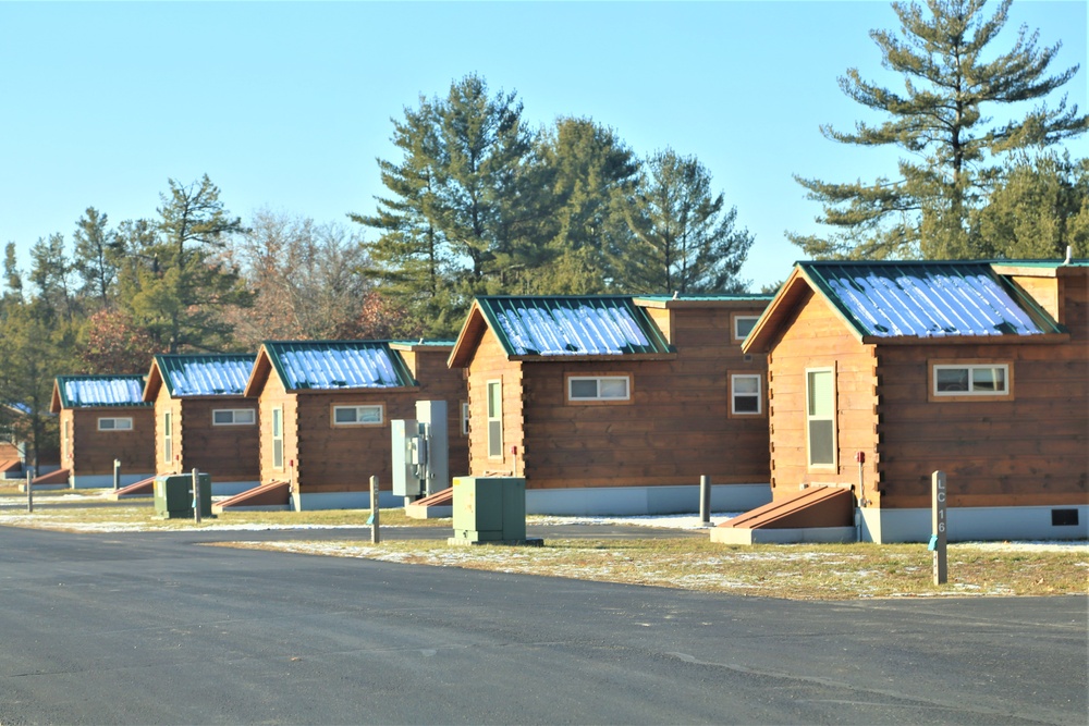 Cabins at Fort McCoy's Pine View Campground