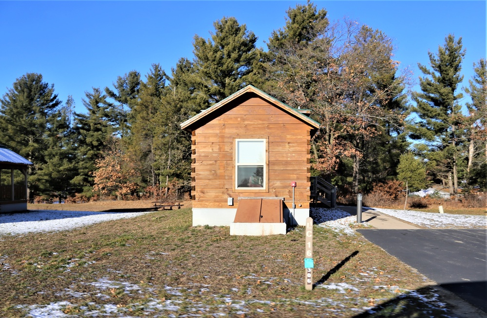Cabins at Fort McCoy's Pine View Campground