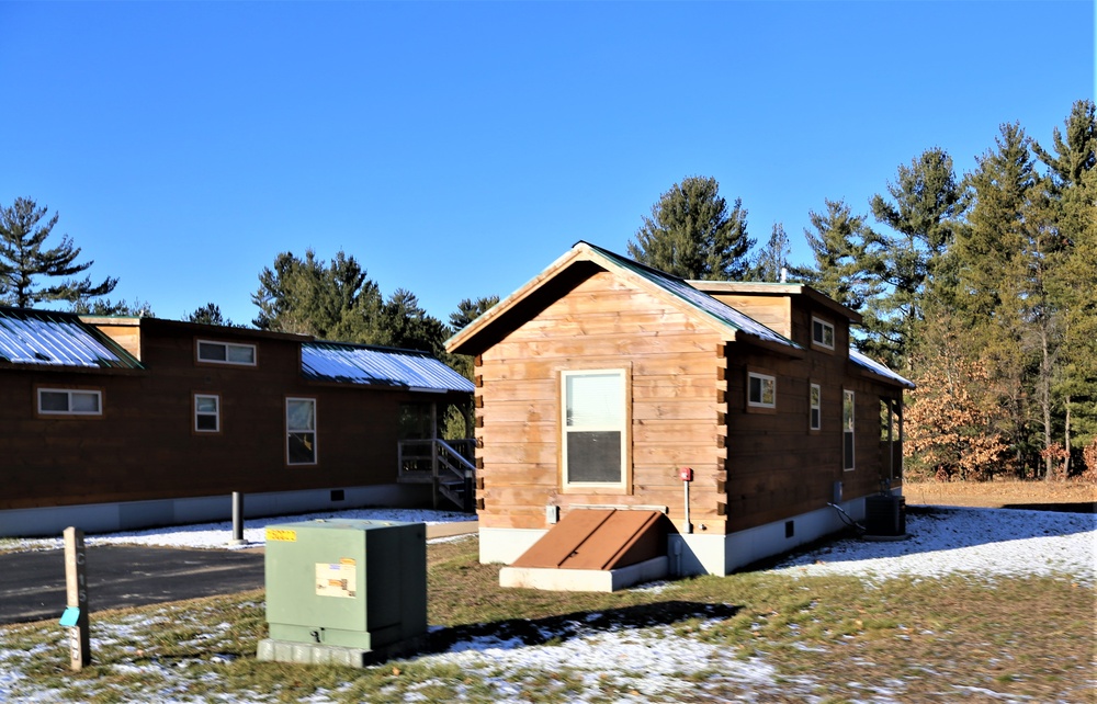Cabins at Fort McCoy's Pine View Campground