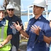 Western Maui Wildfires Emergency Support Function #10 Coast Guard personnel host Coast Guard Fourteenth District leadership for harbor update in Lahaina, Hawaii