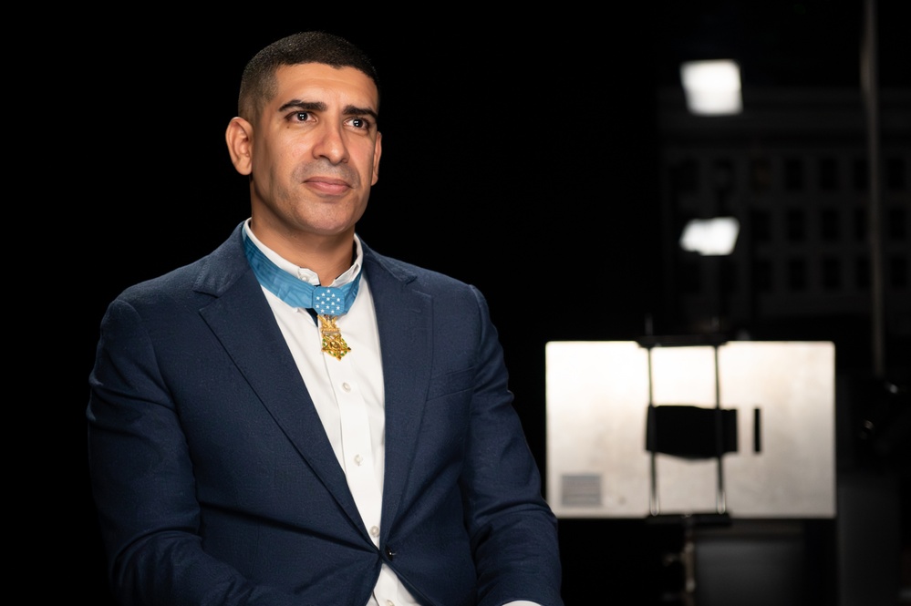 DVIDS - Images - Medal of Honor recipient Florent Groberg interview at ...