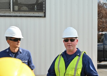 Western Maui Wildfires Emergency Support Function #10 Coast Guard personnel host Coast Guard Fourteenth District leadership for harbor update in Lahaina, Hawaii