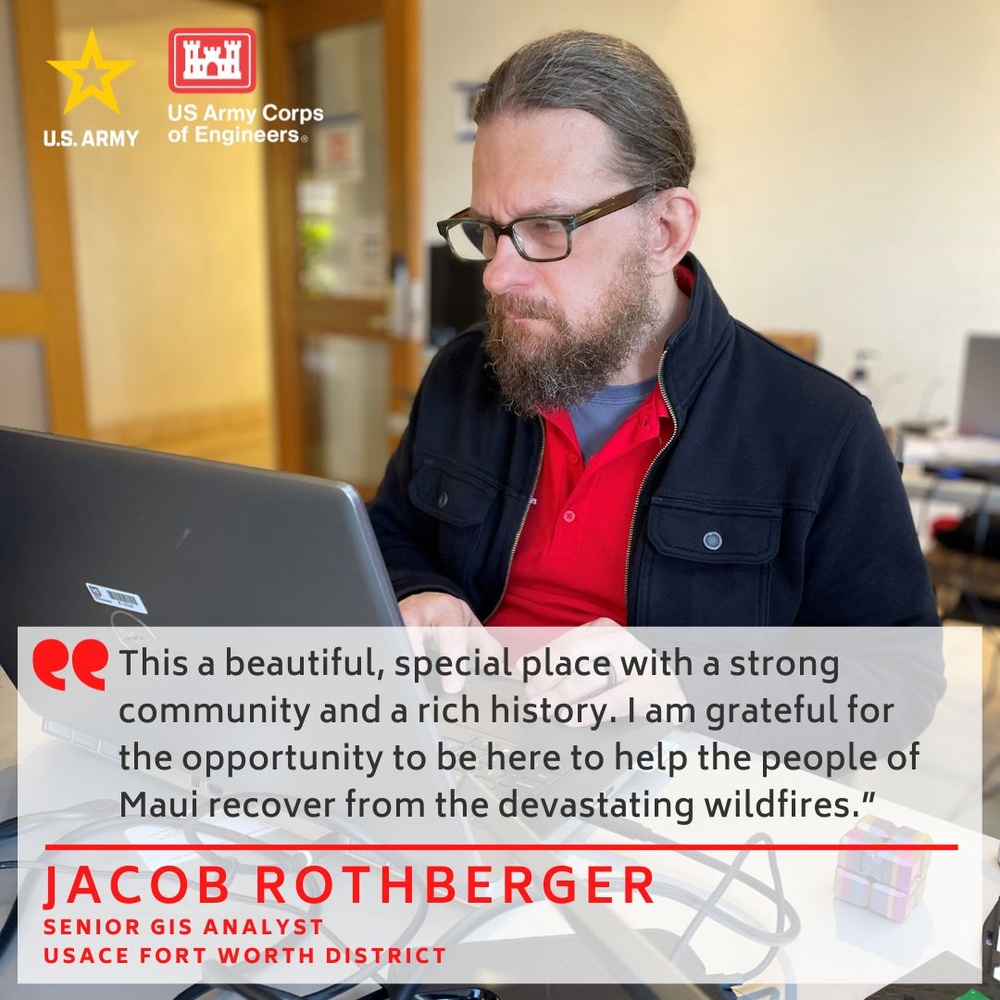 Hawaii Wildfire Recover mission emergency responder spotlight - Jacob Rothberger