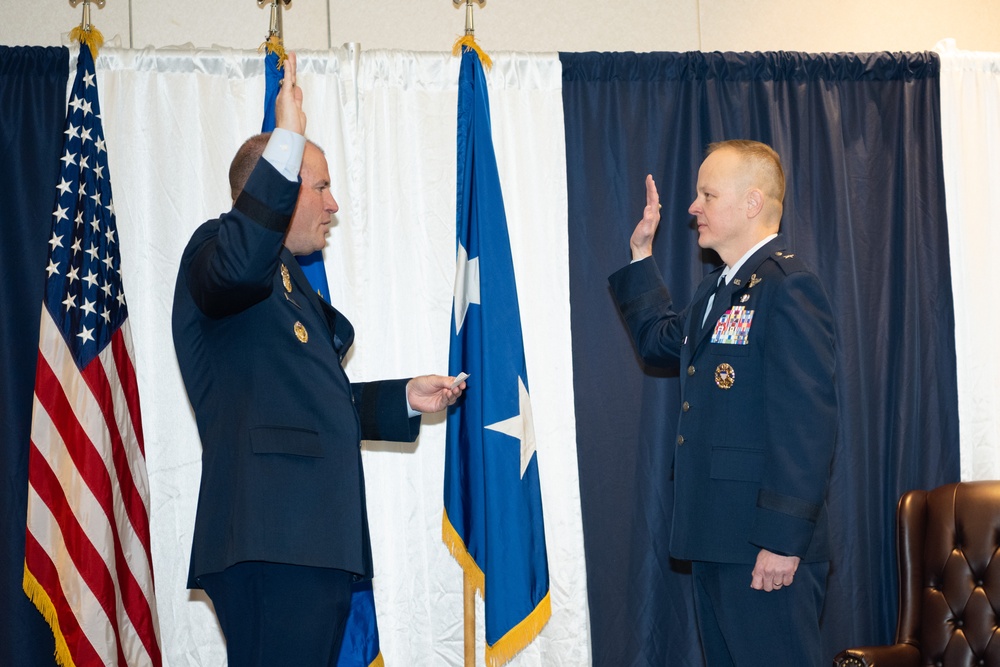 60th AMW commander promotes to Brigadier General