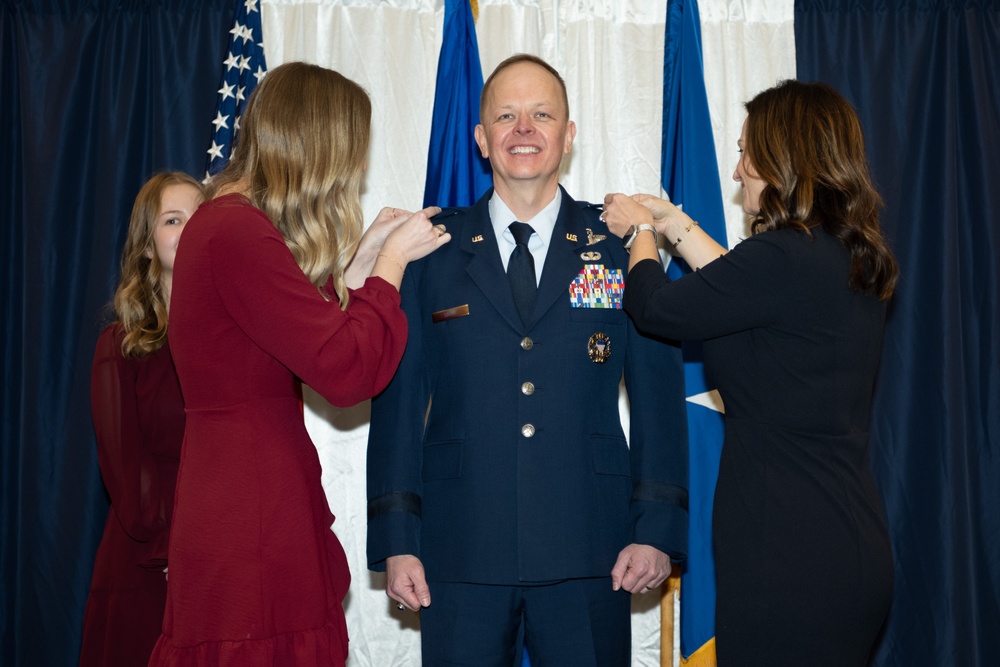 60th AMW commander promotes to Brigadier General