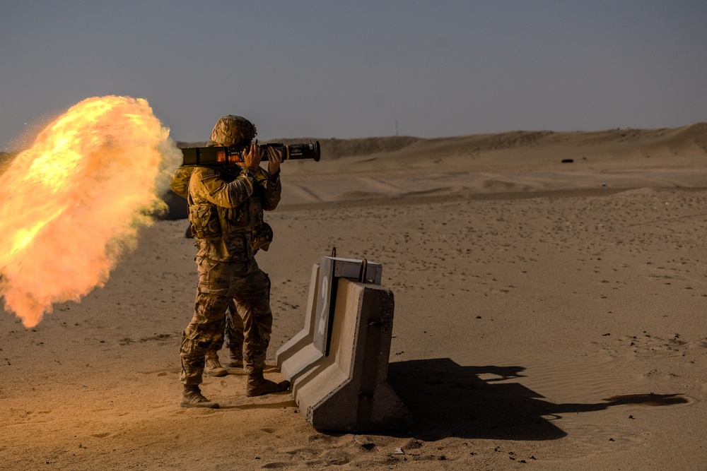 U.S. Army participates in AT4 Range